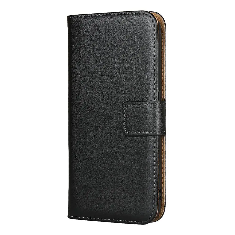 Genuine Leather phone case for Samsung Galaxy Note10 Pro Note9 Note 8 5 4 3 2 Flip card cellphone cover | Мобильные телефоны и