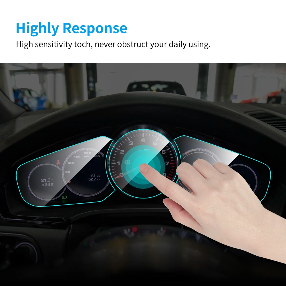 Защитная пленка для экрана автомобильной приборной панели Porsche Cayenne мембрана