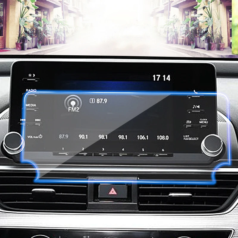Стальная Защитная пленка для экрана навигатора GPS подходит Honda Accord 2018 2019|Наклейки