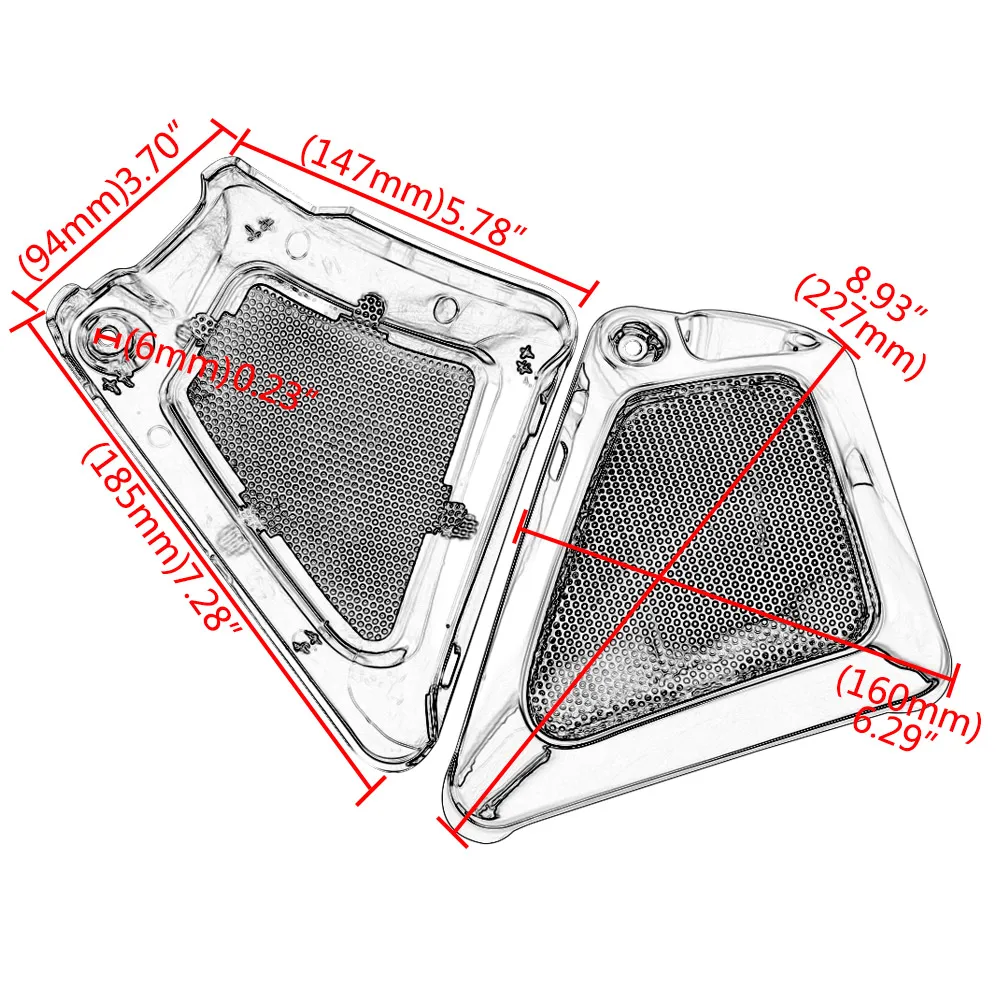 Боковая крышка рамы мотоцикла Airbox черная панель передняя боковая для Harley VRSCA VRSCB