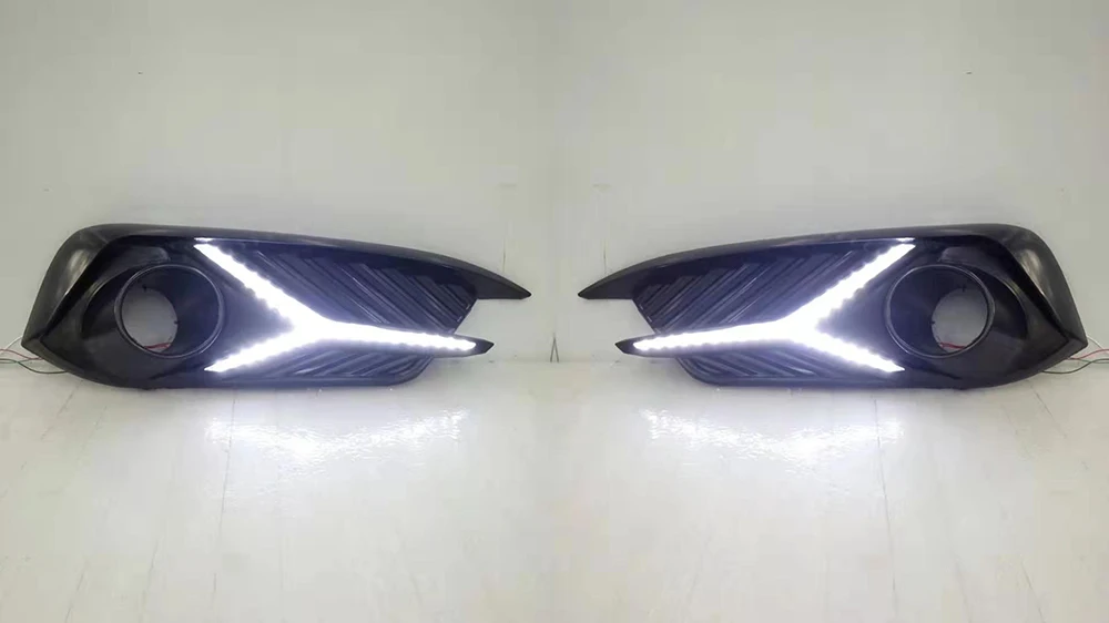 Для Honda Civic 10th 2016 2017 2018 автомобиля 12V светодиодный DRL Габаритные огни Задний бампер