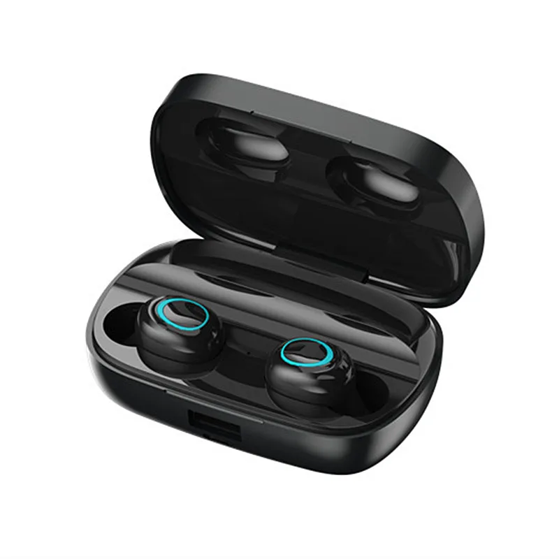 Light--Touch 3500 мАч TWS IPX7 водонепроницаемый Bluetooth V5.0 спортивные музыкальные наушники HD CVC 8,0 микрофон наушники лучшая гарнитура Поддержка беспроводной зарядки - Цвет: Light--Touch