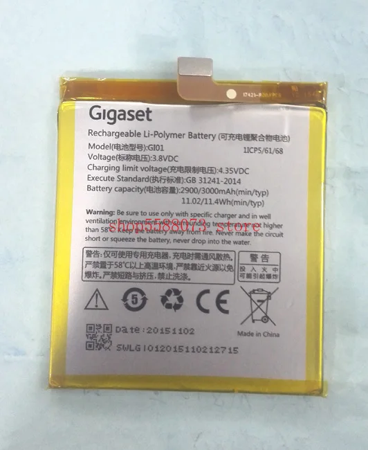

Аккумулятор doogee GI01 для Gigaset ME GS55-6, аккумулятор 3000 мАч