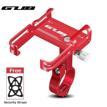 GUB P10P20 MTB телефонная опора для мотоцикла, велосипедная опора для велосипедного наведения, аксессуары для велосипедного оборудования, кронштейн - Цвет: P10-red