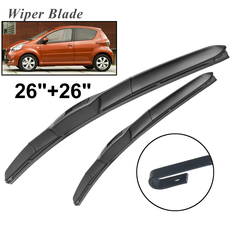 

Щетки стеклоочистителя для Toyota Aygo AB10 2005-2014, 26 + 26 дюймов