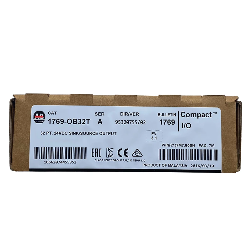 

Оригинальный заводской агент, новый оригинальный 1769-OB32T A 1769-OB32T