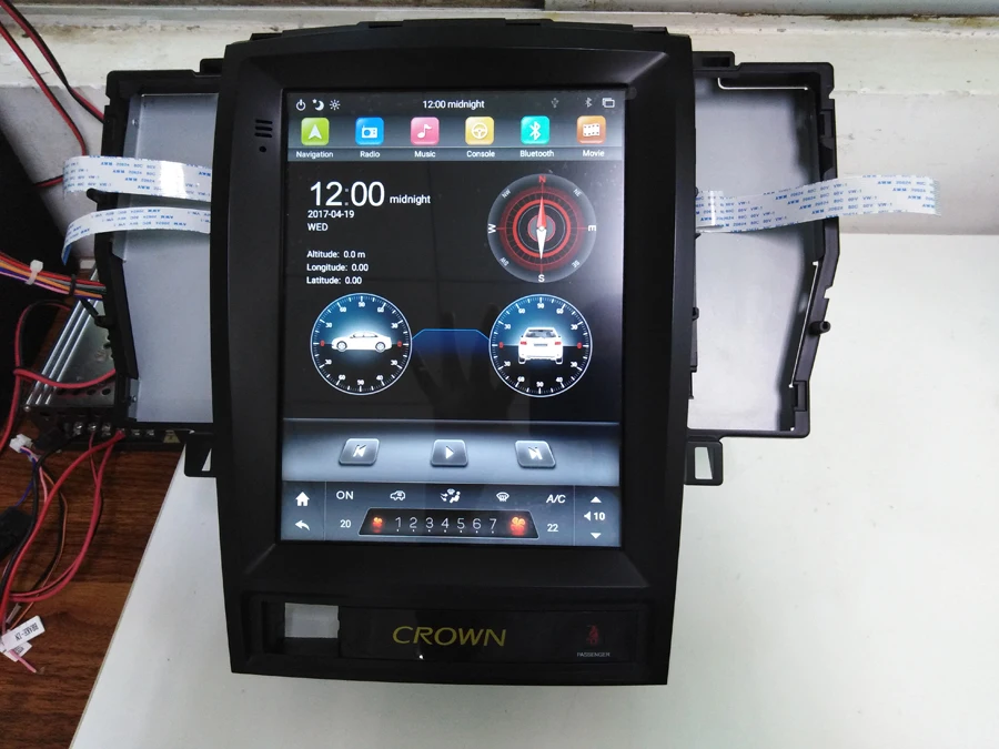 Умный экран Tesla навигация для TOYOTA Crown 2005-2009 Android 8,1 автомобильный Радио gps Rockchip PX3 PX6 рекордер Автомобильный мультимедийный