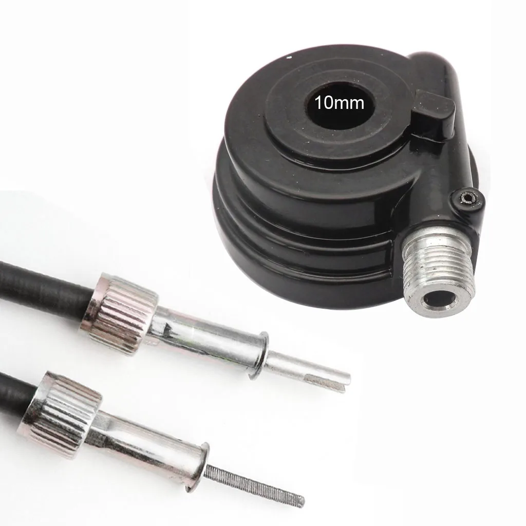 10mm Motorcycle Scooter Speedometer Drive Gear+ Cable Line For Gy6 49 50 150 Chinese Scooter 12mm 10mm - Цвет: 10mm