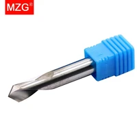 mzg hrc55 wgddz 3mm 4mm tungsten carbide steel point angle 90 degree spot drill bit for machining hole drill chamfering tools