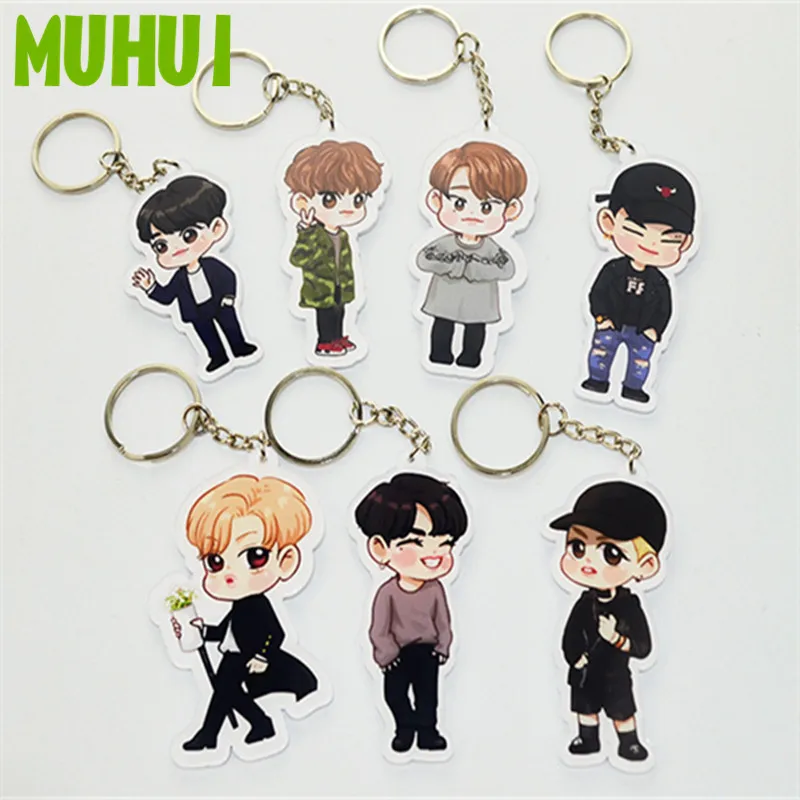Новинка 2019 альбом GOT7 Джексон JB MARK пластиковый брелок в стиле Q с фигуркой