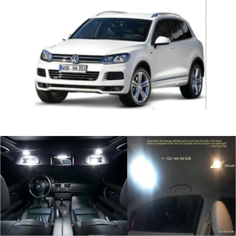 10 шт. светодиодные лампы для салона автомобиля VW touareg | Автомобили и мотоциклы