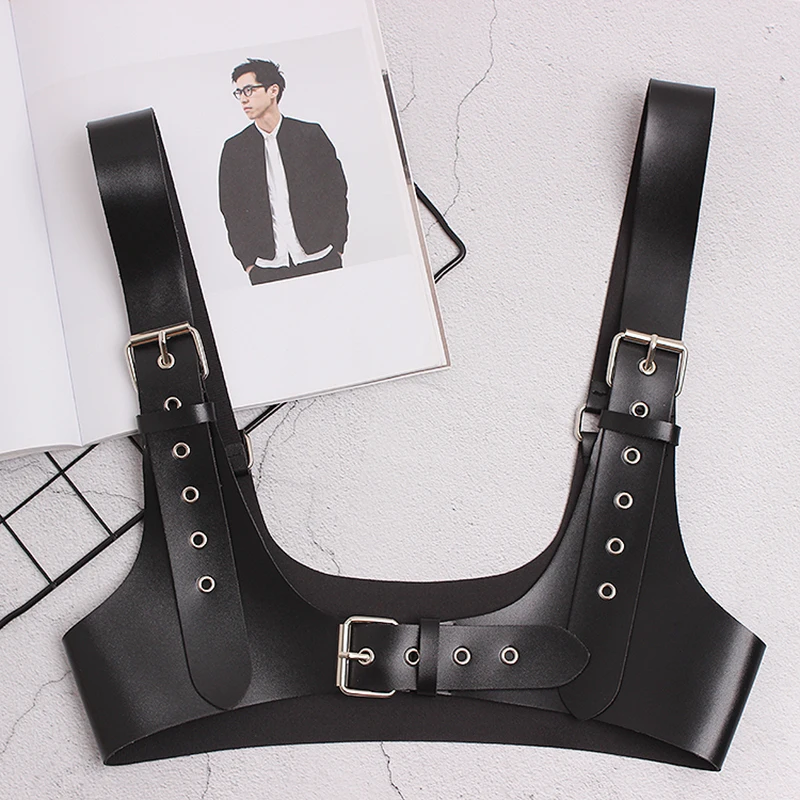

Women's Brand Belts Clothes Accessories Handmade Belt for Dress Leather Harness Warbelt Punk Skirt Gothic Streetwear Waistband