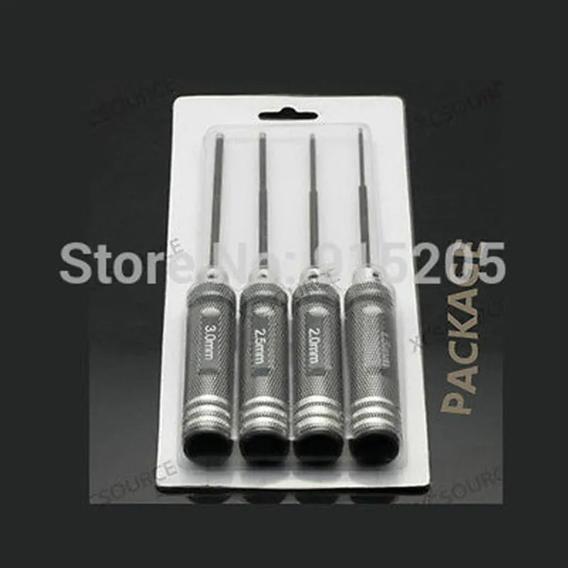 Набор инструментов для отвертки с шестигранным винтом 1 5 мм 2 0 4 шт. RC Heli Car Plane ~ Blue