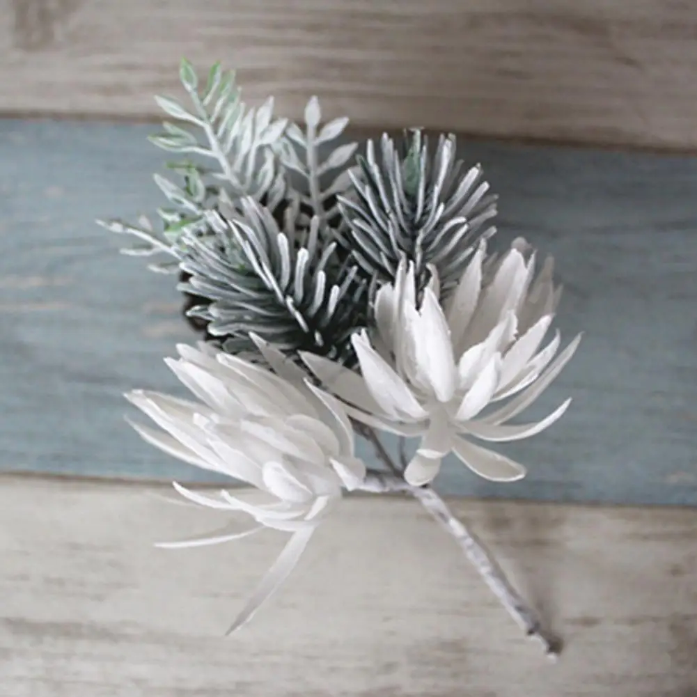 

Легкая декоративная Удобная привлекательная искусственная трава 2 цвета искусственные сосновые цветы реалистичные для банкета