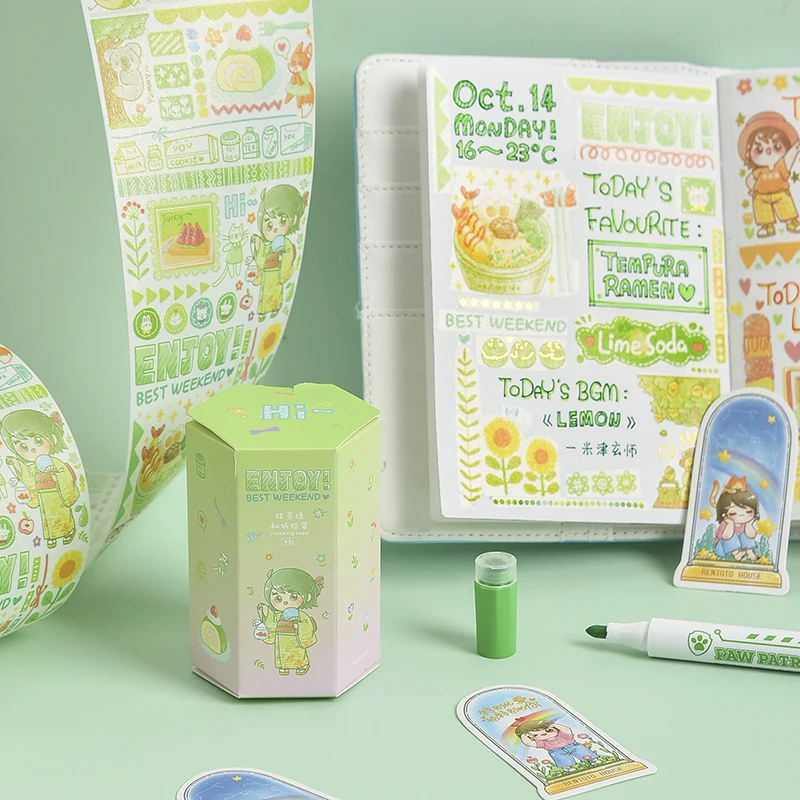 8 шт./лот наклейка Угадай бокс из двух серии сделай сам бумажная декоративная