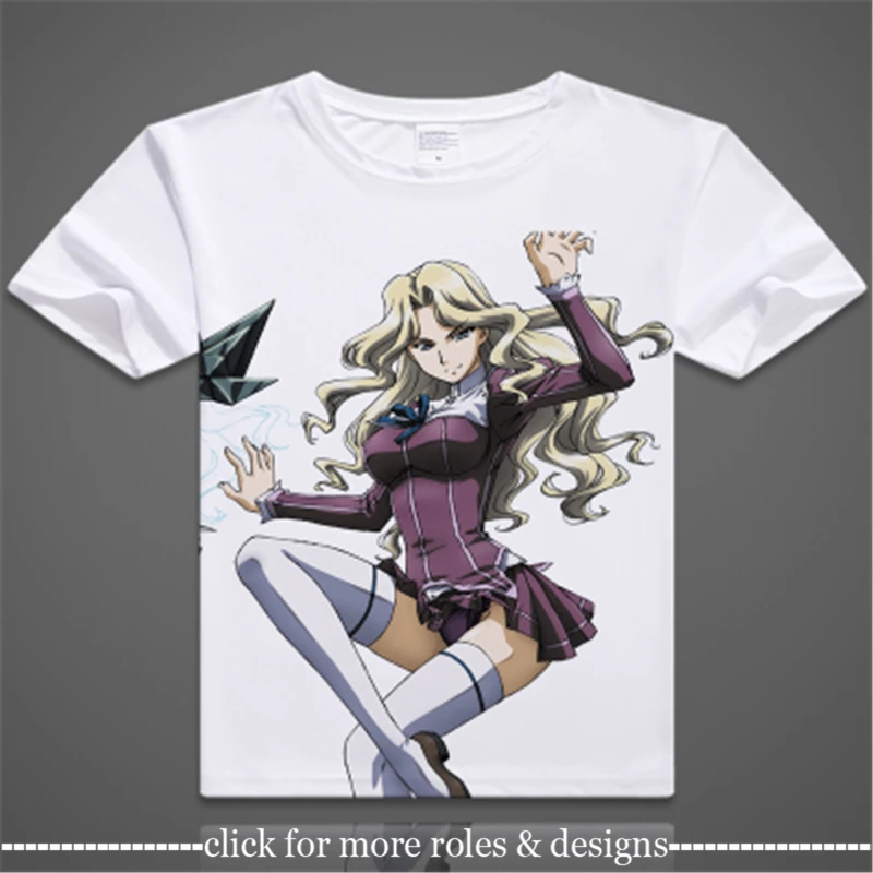 

FreeZing Kazuya Aoi Cosplay Costume Cloth Adult Kids Child Short Sleeve T Shirt T-shirt