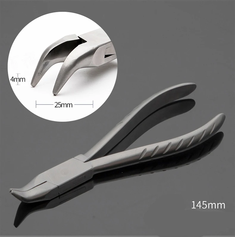 Браслетный клещи нержавеющей стали для ремонта ювелирных изделий, формования пружин, гнуть нейлоновые челюсти кольца.