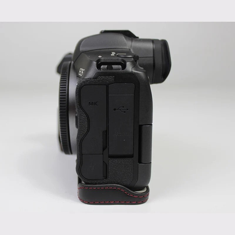 Чехол из искусственной кожи для камеры Canon EOS R5 R6 MarkII R6II защитная ручка Половина