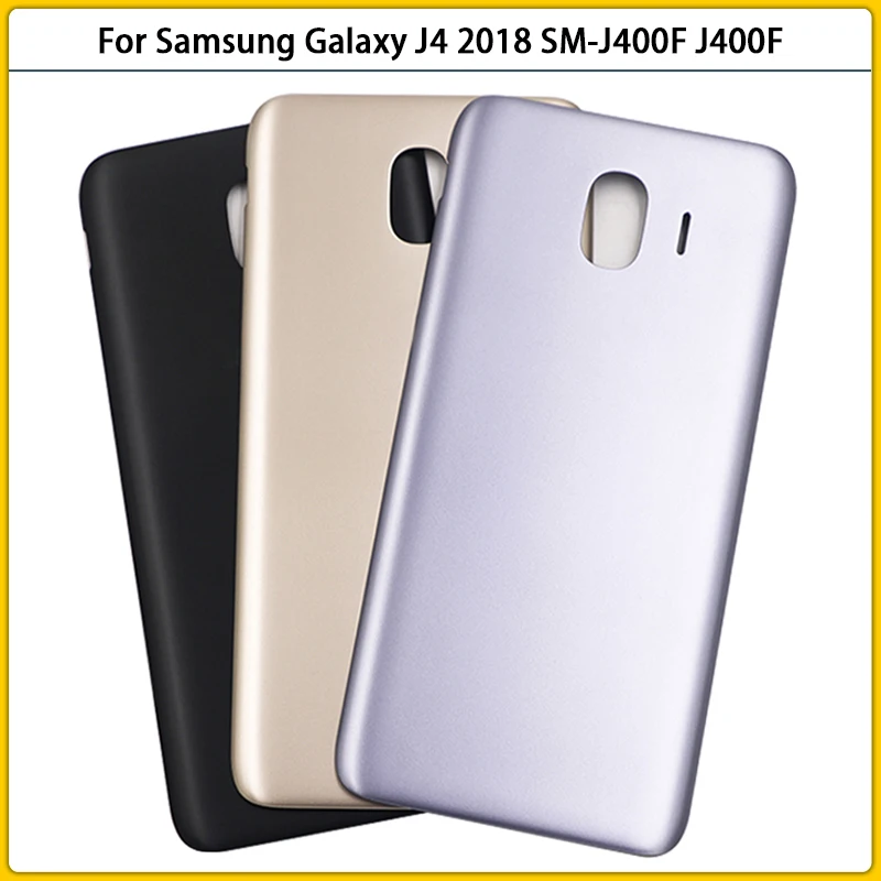 Новый чехол для задней крышки J400G Samsung Galaxy J4 2018 SM J400F J400FN J400DS Пластиковая Крышка