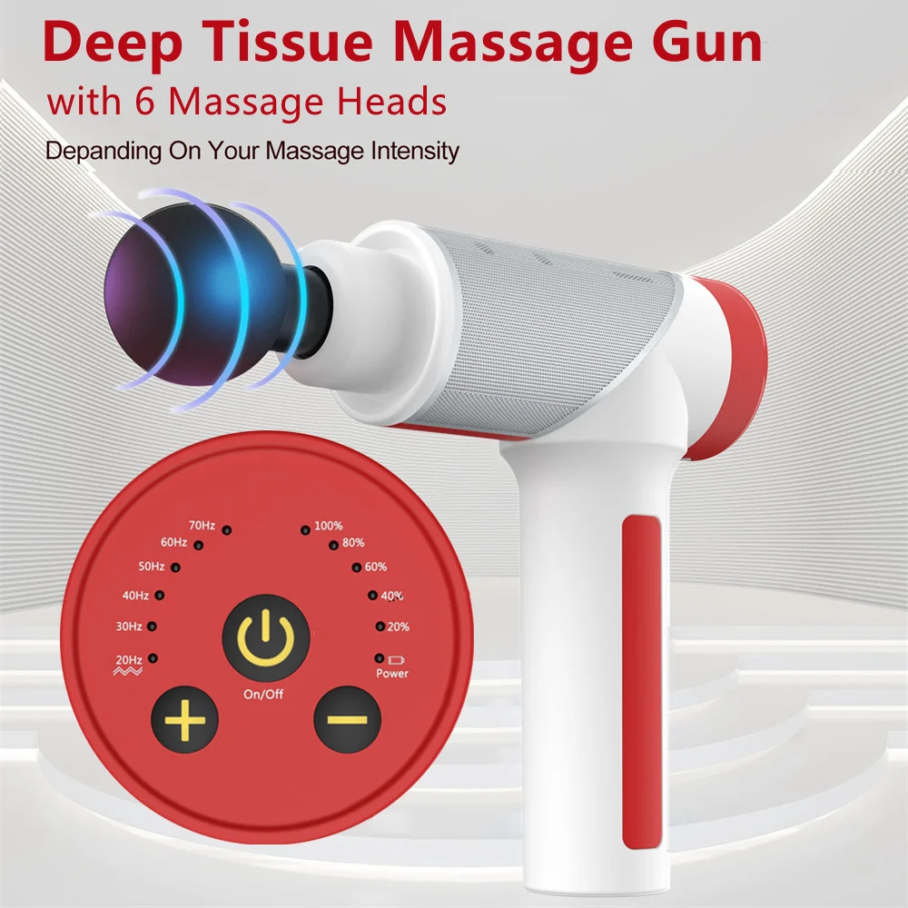 

Massage Gun Smart Deep Tissue Relaxation Professional Percussion Muscle Fascia Gun Handheld Body Massager Fitness Shaping