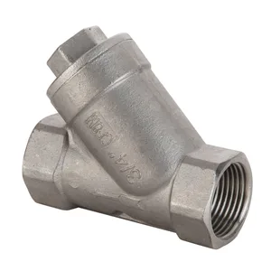 Высококачественный фильтр BSP 12 дюйма 34 дюйма 1 дюйм 1-14 дюйма 1-12 дюйма 1-304 дюйма с внутренней Y-образной сеткой, фильтрующий клапан из нержавеющей стали, утолщенный фильтр