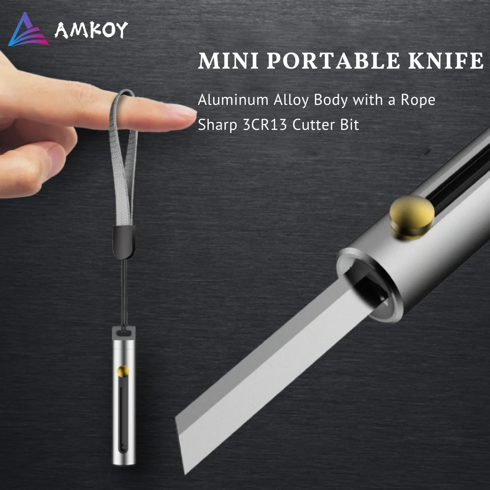 Мини Портативный складной нож художественный универсальный Kawai канцелярский из