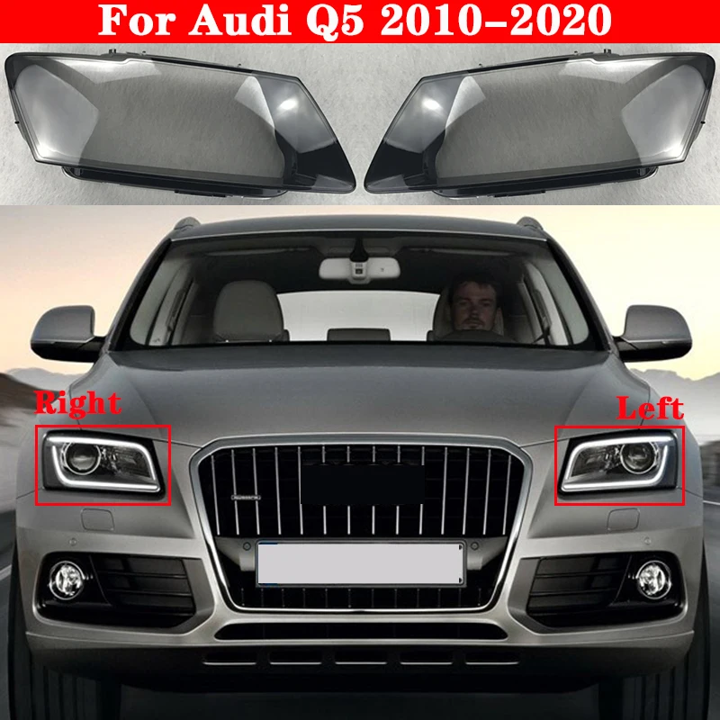 Крышка передсветильник фары для Audi Q5 2010 2020 автомобильный абажур передней крышка