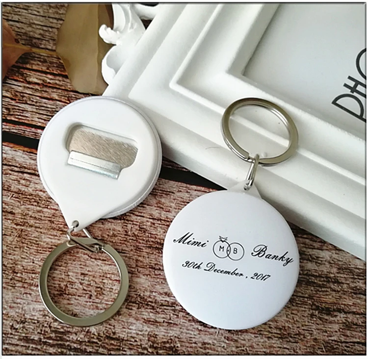 Бесплатная доставка 50 шт. брелок свадебные подарки и Персонализированные