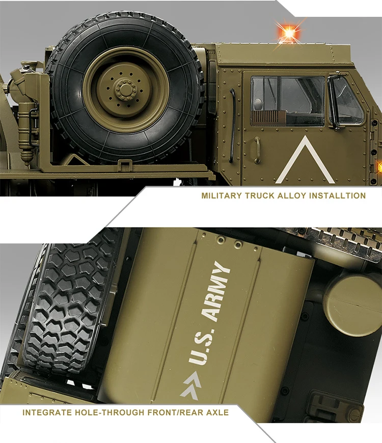 Hots HG P801 P802 1/12 2,4G 8X8 M983 739 мм матовый Радиоуправляемый автомобиль военный грузовик США без зарядного устройства гоночный автомобиль для детей подарок