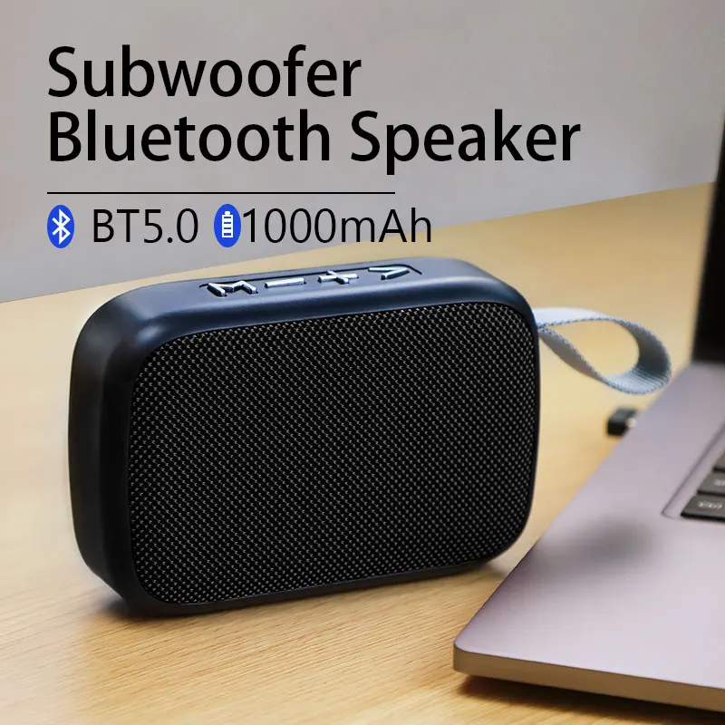 

Bluetooth Speaker Subwoofer Speakers HiFi Heavy Bass Speaker Wireless Loudspeaker TF Card U Disk FM Radio Sound Box G2 Upgrade
