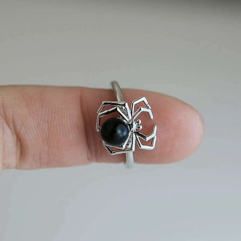 Huitan модные кольца в виде паука забавный подарок на день рождения для девушки