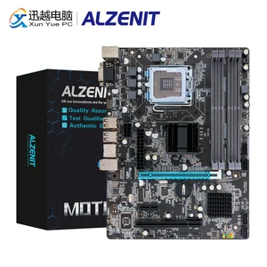 Материнская плата ALZENIT P45M-D2 P45 ICH7 LGA 771 775 DDR2 8 Гб SATA2.0 USB2.0 PCI COM Micro-ATX 100M Серверная материнская плата