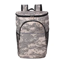 fashion cooler bag camouflage shoulder backpack insulation ice pack drink cooler box thermal bags waterproof Aluminium foil