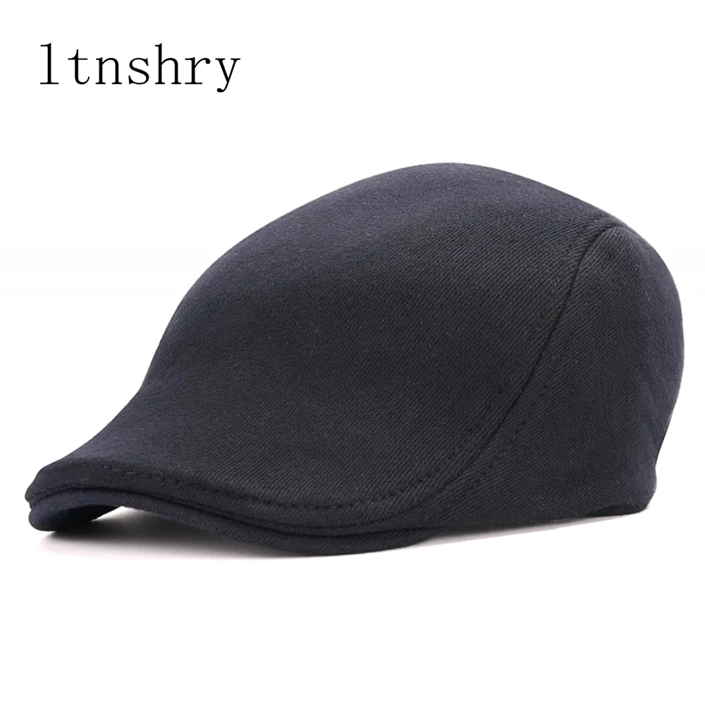 Кепка для водителя из 2019 хлопка мужчин и женщин мягкая плоская кепка берета в
