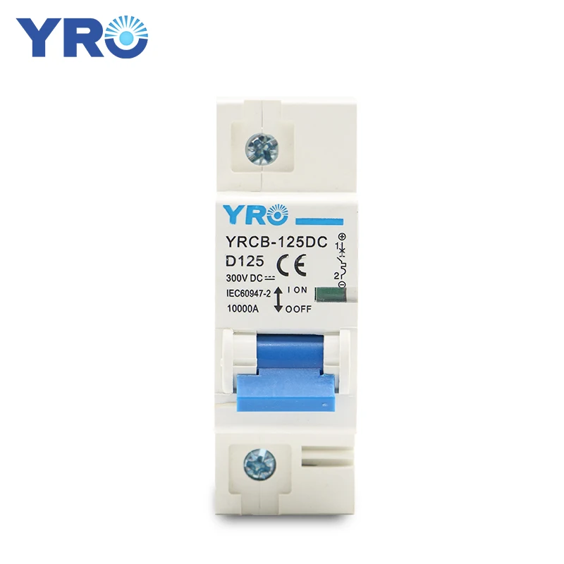 1P DC 300V Solar Mini Circuit Breaker 80A 100A 125A для фотоэлектрической системы | Строительство и