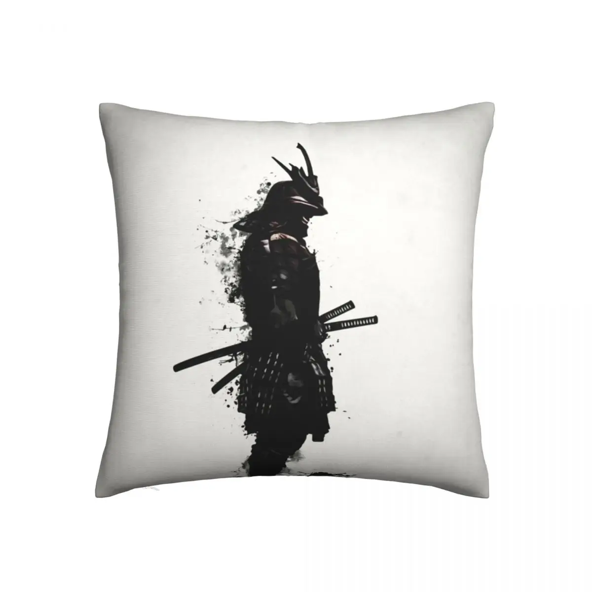 

Warrior Pillow Case Armored Samurai Spring Retro Pillowcase Polyester Bed Zipper Cover