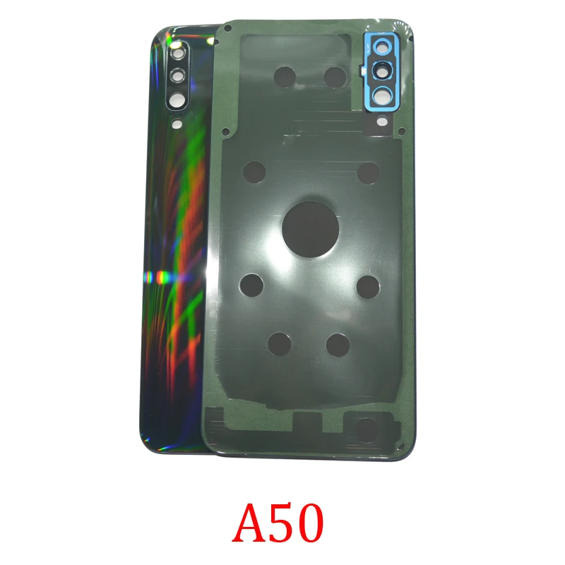 

New Back Cover Case For Samsung Galaxy A50 A505F A505FN A505FM Original Phone Housing Chassis Rear Panel With Camea Glass Lens