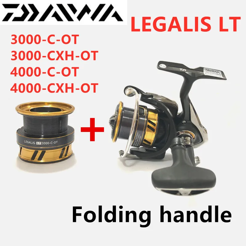 Спиннинговая катушка Daiwa Legalis LT Рыболовная складная ручка 3000 C OT CXH 4000