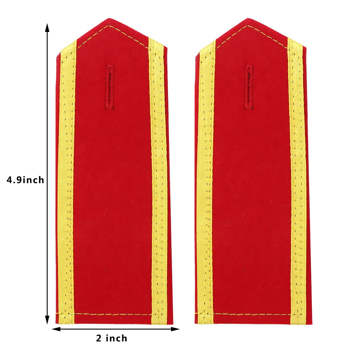 Эполеты с красными наплечниками 4 пары унисекс военный значок школьники