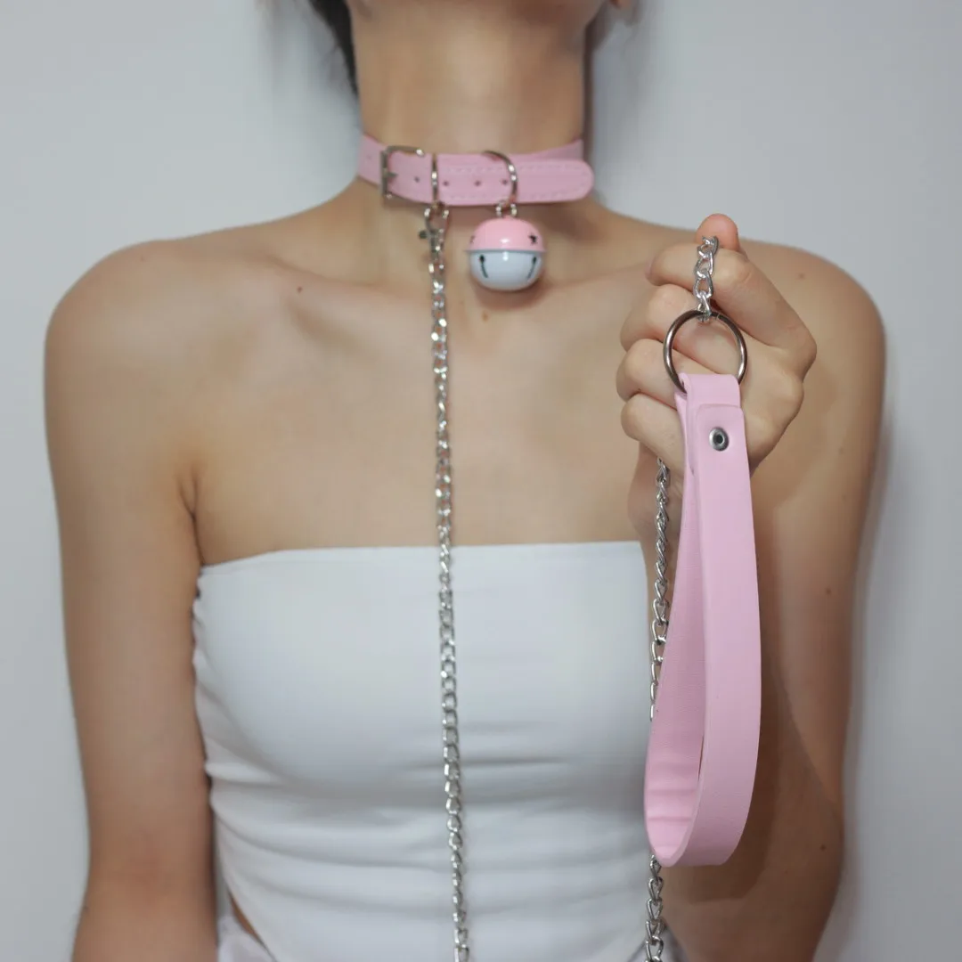 Sexy Toy Harajuku Gothic Choker Leash Chain Punk Leather BDSM Bondage Necklace Collar Belt Sex Toys for Couple Lovely |