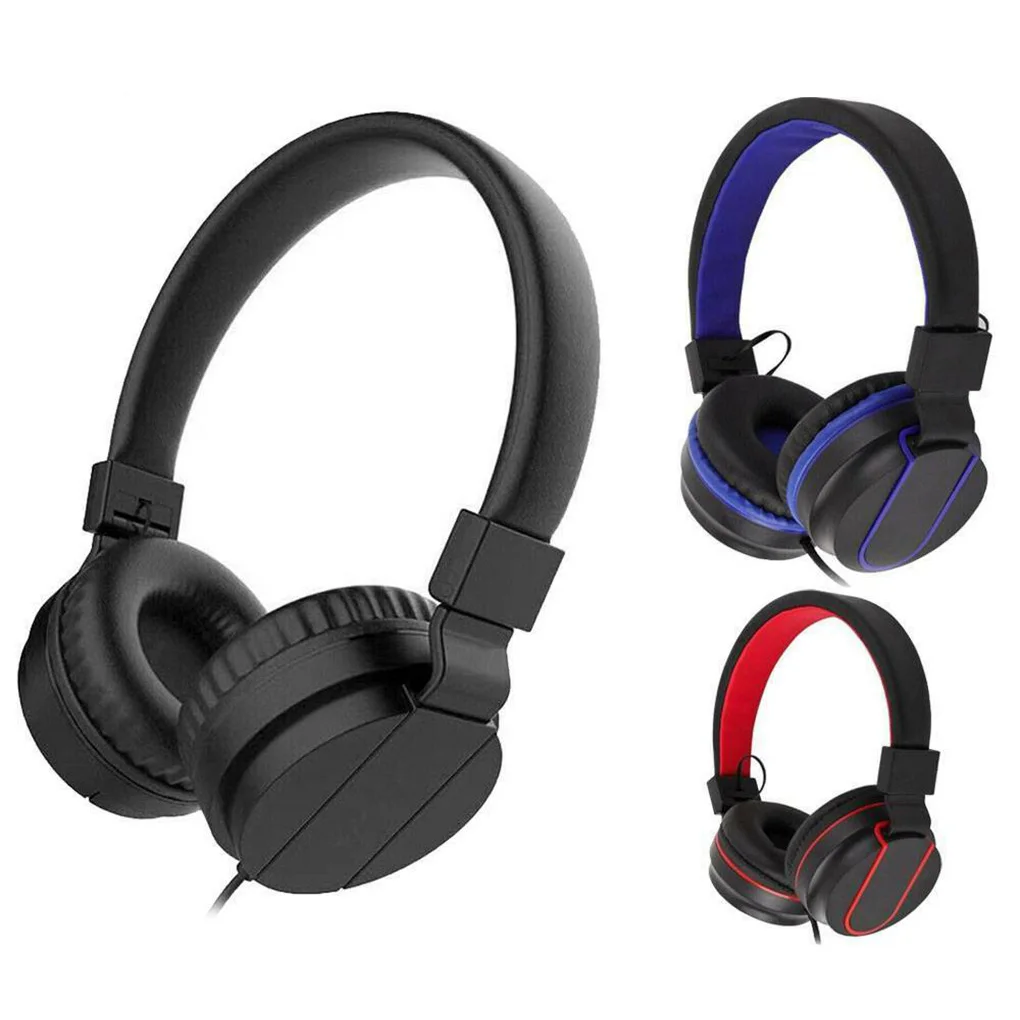 Проводные Складные портативные Hi Fi стерео наушники для дома отеля сетчатые
