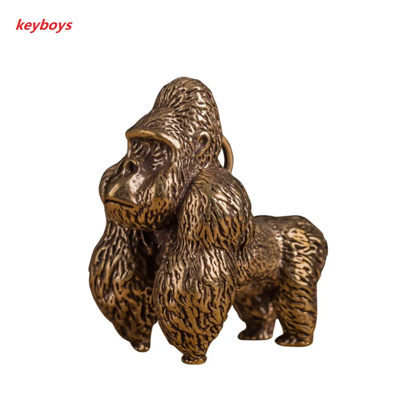 Бесплатная доставка латунная статуя для животных Настольная драгоценность