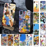 japan anime digimon adventure agumon gabumon phone case for iphone 13 11 12 13 mini pro xs max 8 7 6 6s plus x 5s se 2020 xr