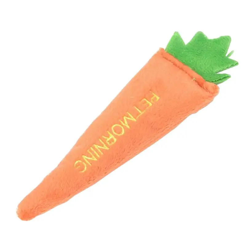 Многоцветная игрушка для кошек в виде овощей милая плюшевая форме перца моркови