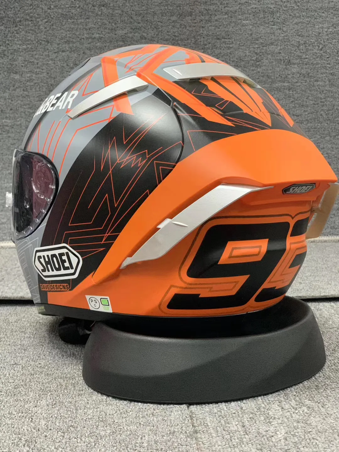 Полнолицевой мотоциклетный шлем X14 93 Marquez black concept 2 0 противотуманный козырек для