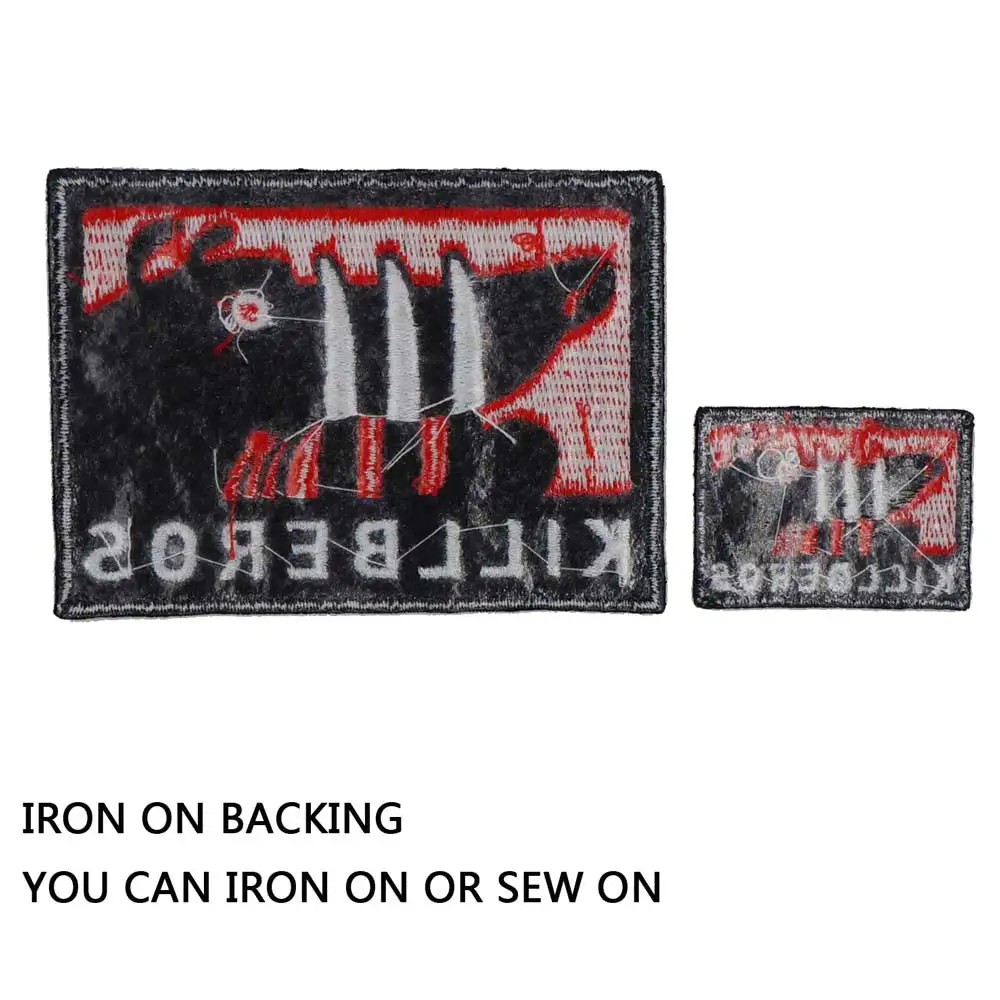 Нашивки для одежды с изображением мыши и змеи в стиле панк-байкеров вышитая