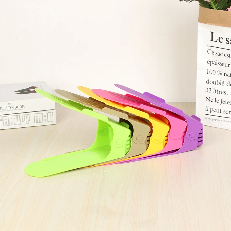 4/8/10/12 шт Регулируемый органайзер для обуви Современная двойная стеллаж хранения