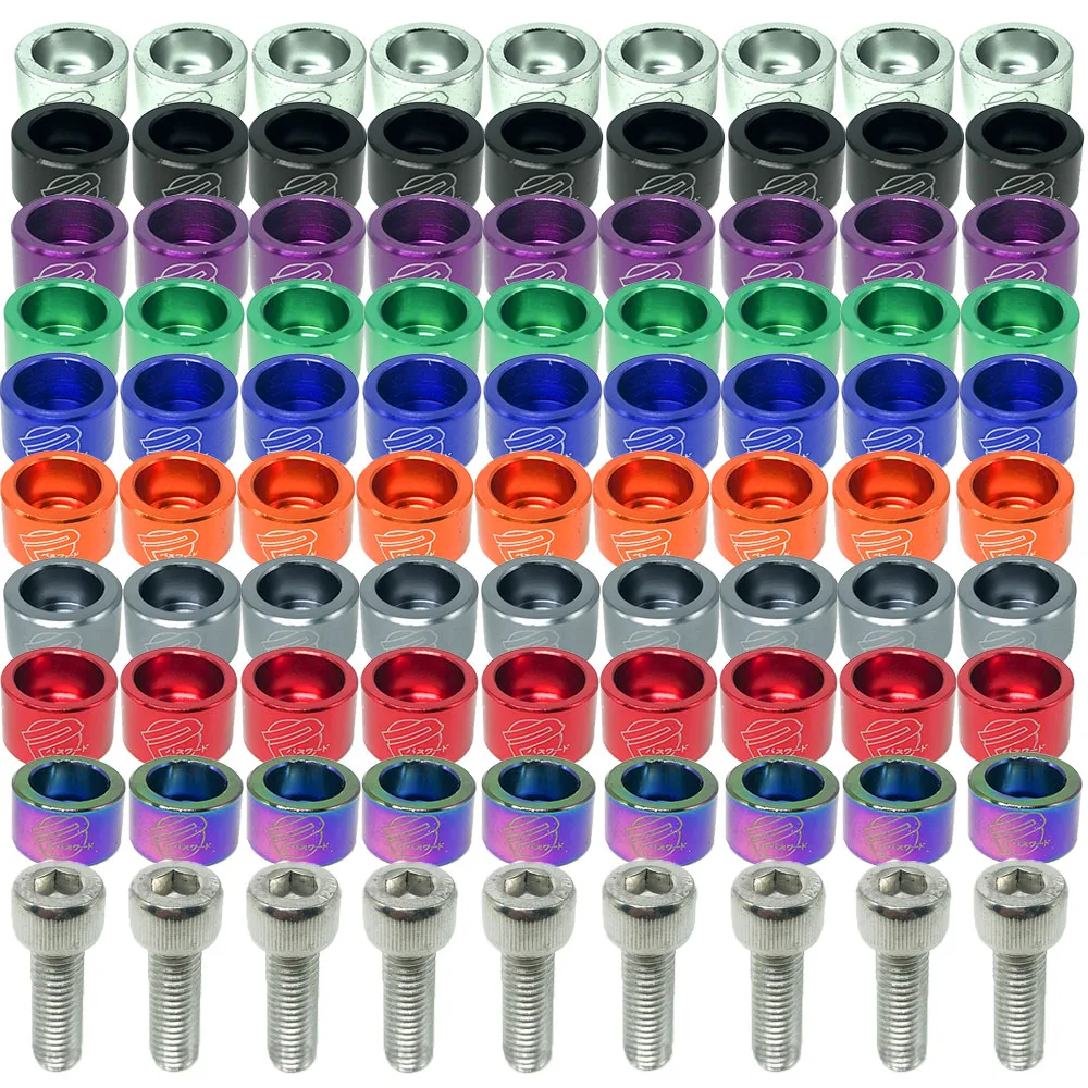 Двигатель JDM с распределителем 9 шт. комплект шайб 8 мм метрической чашкой шайба