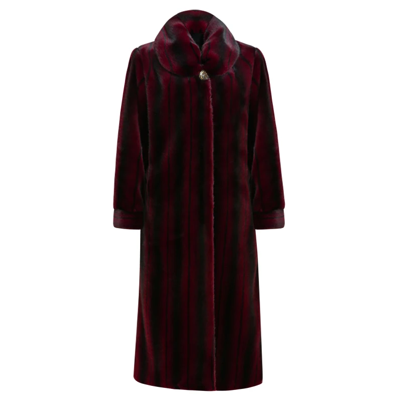 Luxury clothes Shaggy Coat Top Women Clothing Winter Fur Parkas Imitation Mink Outerwear Warm Long Outwear Quality Assurance