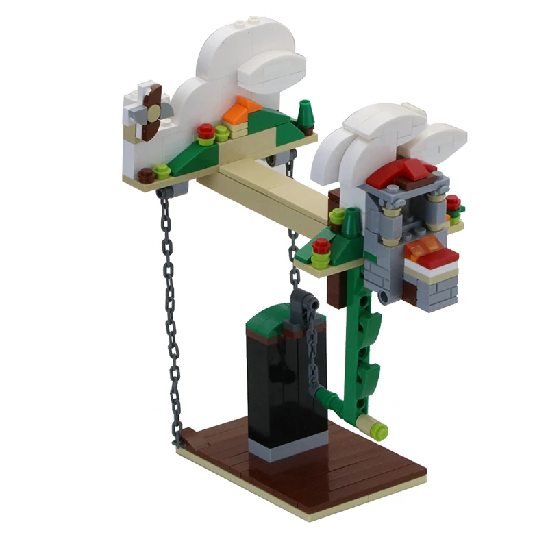 

2020 new Castle the Sky Castle Spaceship Sculptures Suspended Gravity Building Blocks Dynamic Physics Balance Bricks for Kid